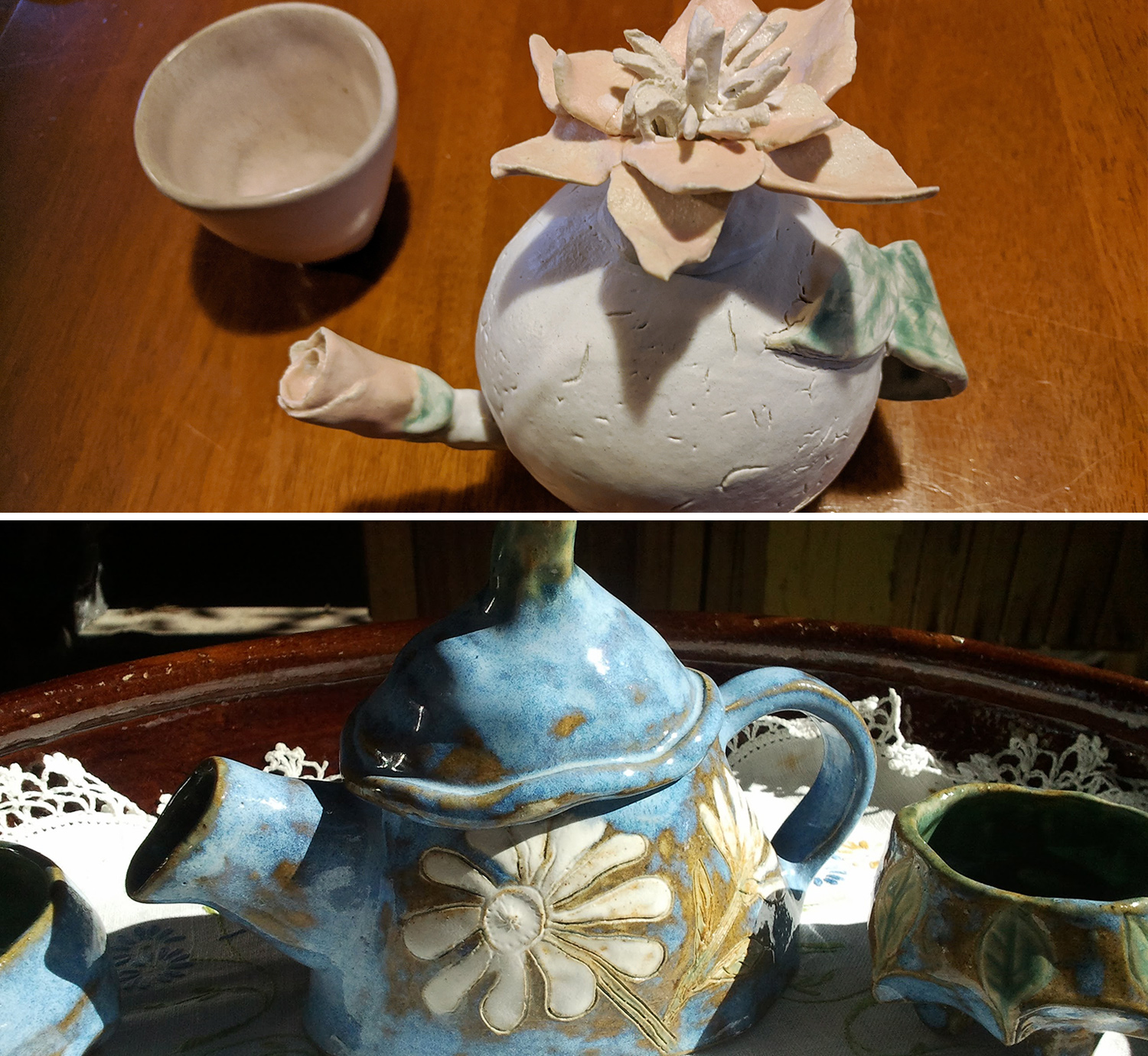 ceramic pottery teapot